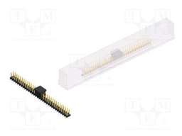 Connector: pin strips; pin header; male; PIN: 64; 2mm; SMT; 2x32