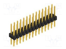 Connector: pin strips; pin header; male; PIN: 28; 2.54mm; THT; 2x14