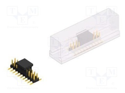 Connector: pin strips; pin header; male; PIN: 20; 2mm; SMT; 2x10
