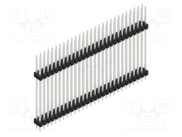 Connector: pin strips; pin header; male; PIN: 56; 2.54mm; THT; 2x28
