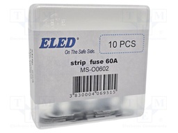 Fuse: fuse; 60A; 32VDC; automotive,strip fuse; 42mm; M6 screw