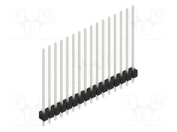 Connector: pin strips; pin header; male; PIN: 16; 2.54mm; THT; 1x16