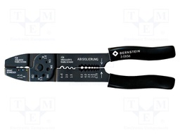 Tool: multifunction wire stripper and crimp tool; Wire: round