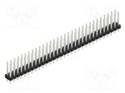 Connector: pin strips; pin header; male; PIN: 62; 2.54mm; THT; 2x31