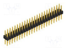 Connector: pin strips; pin header; male; PIN: 46; 2.54mm; THT; 2x23