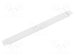 Stopper; 1U; grey; Standard: 19"