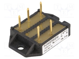 Three-phase bridge rectifier; Urmax: 1.6kV; If: 68A; Ifsm: 300A