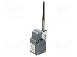 Limit switch; plunger on spring loaded element R 106mm; 6A