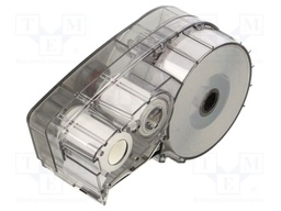 Tape; 9.53mm; 6.4m; black; Character colour: white; self-adhesive