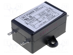 Filter: anti-interference; 250VAC; Cx: 100nF; Cy: 3.3nF; 1.8mH