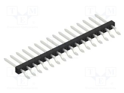 Connector: pin strips; pin header; male; PIN: 16; 2mm; SMT; 1x16
