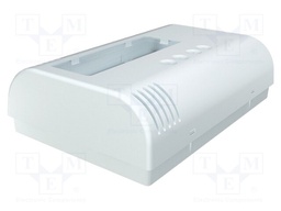 Enclosure: wall mounting; X: 80mm; Y: 120mm; Z: 33.2mm; ABS; white