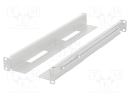 Mounting rail; grey; Standard: 19"