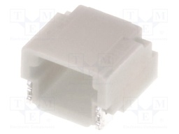 Socket; wire-board; male; SH,SR,SZ; 1mm; PIN: 2; SMT; 50V; 1A