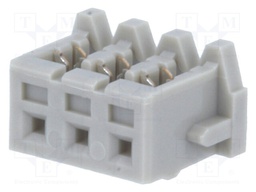 Plug; IDC; female; KR; 2mm; PIN: 3; for cable; 100V; 1A; Layout: 1x3