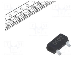 Transistor: N-MOSFET; unipolar; 100V; 1.2A; Idm: 7.6A; 2W; SOT23
