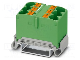 Splice terminal: rail; 57A; 800V; push-in; PA; L: 25.1mm; 0.5÷16mm2