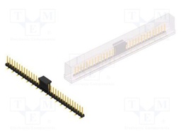 Connector: pin strips; pin header; male; PIN: 32; 2.54mm; SMT; 1x32
