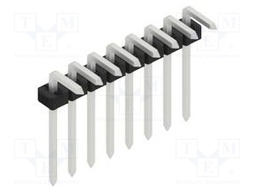 Connector: pin strips; pin header; male; PIN: 8; 2mm; THT; 1x8; 100V