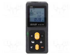 Laser rangefinder; LCD; 40m; Meas.accur: ±2mm; 120x50x29mm; 126g