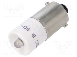 LED lamp; white; BA9S; 24VDC; 24VAC; No.of diodes: 1