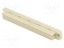 Plug; DIN 41612; type C; female; PIN: 32; THT; straight; len.4mm