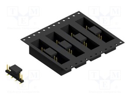 Connector: pin strips; pin header; male; PIN: 8; 2mm; SMT; 1x8; 100V