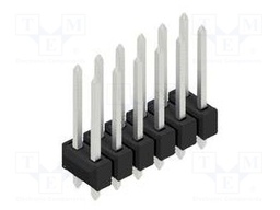 Connector: pin strips; pin header; male; PIN: 12; 2.54mm; THT; 2x6