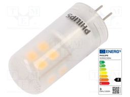 LED lamp; warm white; G4; 12VAC; 210lm; 2.1W; 300°; 2700K; CRImin: 80