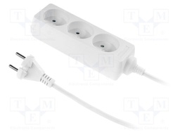 Mains; Schuko; Sockets: 3; CEE 7/5 (E) socket,CEE 7/7 (E/F) plug