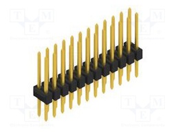 Connector: pin strips; pin header; male; PIN: 24; 2.54mm; THT; 2x12