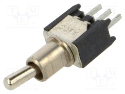 Switch: toggle; Pos: 2; SPDT; ON-ON; Leads: for PCB; -30÷85°C; 20mΩ