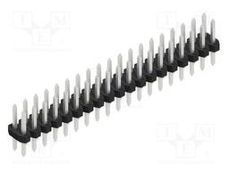 Connector: pin strips; pin header; male; PIN: 38; 2mm; THT; 2x19