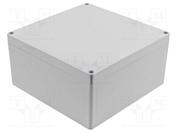 Enclosure: multipurpose; X: 180mm; Y: 180mm; Z: 90mm; 1554; grey; IP68