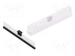 Connector: pin strips; pin header; male; PIN: 33; 2.54mm; SMT; 1x33