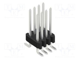 Connector: pin strips; pin header; male; PIN: 8; 1.27mm; SMT; 2x4