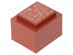 Transformer: encapsulated; 1.5VA; 230VAC; 12V; 12V; 63mA; 63mA