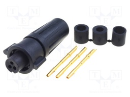 Connector: circular; Series: EN2; plug; female; soldering; PIN: 3