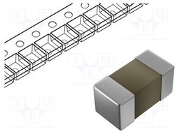 Resistor: thin film; precise; SMD; 0603; 100kΩ; 100mW; ±1%; 50ppm/°C