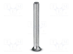 Tip: bootlace ferrule; non-insulated; copper; 1mm2; tinned; 10mm