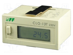 Counter: electronical; LCD; working time; Range: 0÷99999,9h; IP20