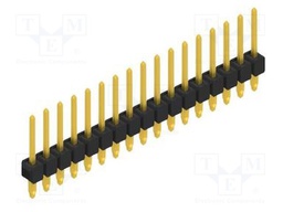 Connector: pin strips; pin header; male; PIN: 17; 2.54mm; THT; 1x17