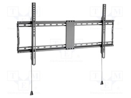 Holder; for wall mounting; 70kg; 43÷90"; black; permanent