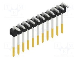 Connector: pin strips; pin header; male; PIN: 11; 2.54mm; THT; 1x11