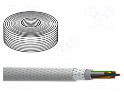 Wire; MACHFLEX 375CY; 5G1mm2; tinned copper braid; PVC; 300/500V