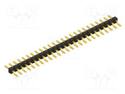 Connector: pin strips; pin header; male; PIN: 25; 2.54mm; SMT; 1x25