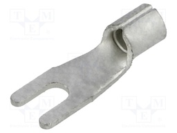 Fork terminal; M2,5; 1.5÷2.5mm2; crimped; for cable; tinned; 2.6mm
