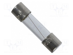 Fuse: fuse; time-lag; 80mA; 250VAC; cylindrical,glass; 5x20mm; S506