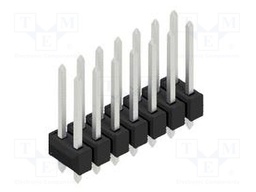 Connector: pin strips; pin header; male; PIN: 14; 2.54mm; THT; 2x7