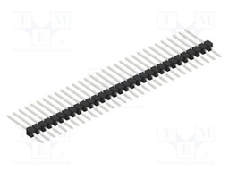 Connector: pin strips; pin header; male; PIN: 31; 2.54mm; SMT; 1x31